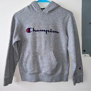 Champion Gray Big Kids Hoodie